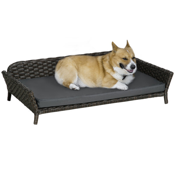 Steel frame dog bed top